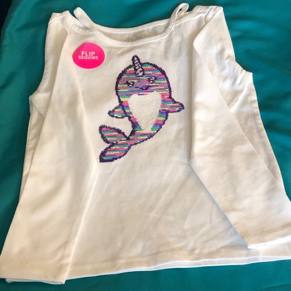 Girls Flip Sequins Shirt